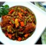 Chicken with Green Beans and Carrots (Khorak-e Morgh) Recipe